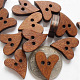 Heart Shaped Paint Buttons  US-NNA1136-1