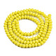 Opaque Solid Color Glass Beads Strands US-EGLA-A034-P4mm-D26-3