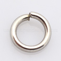 304 Stainless Steel Jump Rings US-A-STAS-E067-08-6mm