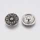 Mixed Alloy Rhinestone Jewelry Snap Buttons US-SNAP-N018-01-2