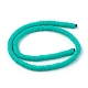 Flat Round Eco-Friendly Handmade Polymer Clay Beads US-CLAY-R067-6.0mm-34-3