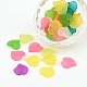 Mixed Transparent Forsted Leaf Acrylic Charms US-X-PL591-1