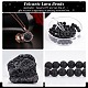 Synthetic Lava Rock Beads Strands US-G-S277-6mm-01-5