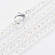 Iron Rolo Chains Necklace Making US-MAK-R017-45cm-S-1