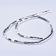 Electroplate Non-magnetic Synthetic Hematite Beads Strands US-G-K250-06P-2