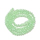 Electroplate Imitation Jade Glass Rondelle Beads Strands US-EGLA-F050B-02AB-2