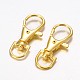 Alloy Swivel Lobster Claw Clasps US-E168-G-1