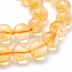 Natural Citrine Beads Strands US-G-P335-11-8mm-A-3
