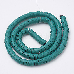 Handmade Polymer Clay Beads US-CLAY-R067-4.0mm-07