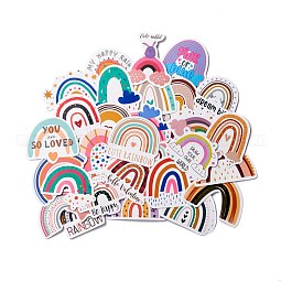 Cartoon Rainbow Paper Stickers Set US-DIY-M031-45
