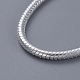 Unisex Brass Snake Chain Bracelets US-BJEW-BB12548-2