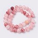 Natural Colorful Green Jade Beads Strands US-G-G757-02-6mm-2