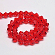 Imitate Austrian Crystal Bicone Glass Beads Strands US-GLAA-F029-4x4mm-14-2