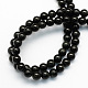 Natural Obsidian Round Beads Strands US-G-S156-8mm-2