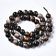Natural Black Sunstone Beads Strands US-G-N328-48A-01-2
