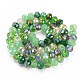Electroplate Glass Beads Strands US-EGLA-S194-18E-2