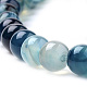 Natural Striped Agate/Banded Agate Beads Strands US-G-S259-04C-8mm-3