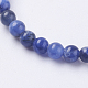 Natural Sodalite Beads Strands US-G-G515-4mm-07-3