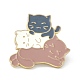 Cute Cats Enamel Pin US-JEWB-P008-E05-1