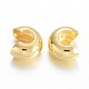 Brass Crimp Beads Covers US-KK-F371-76G-1
