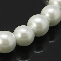 Glass Pearl Beads Strands US-HY-12D-B01