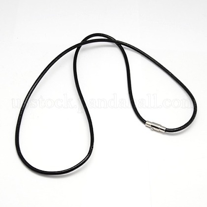 Leather Cords for Necklace Making US-NJEW-I047-01-1