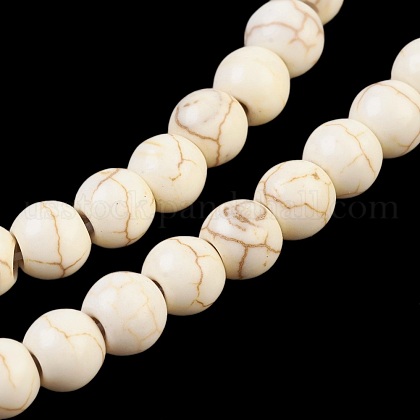 Synthetic Turquoise Beads Strands&nbsp;US-TURQ-G106-6mm-02Q-3