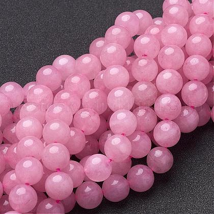 Natural Rose Quartz Beads Strands US-GSR10mmC034-1