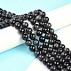 Natural Silver Obsidian Beads Strands US-G-D083-01A-4