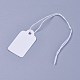 White Rectangle Jewelry Price Tags US-TOOL-C003-02-2