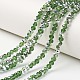 Electroplate Transparent Glass Beads Strands US-EGLA-A034-T6mm-M17-1