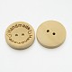 Flat Round Wooden 2-Hole Buttons US-BUTT-O012-01-1