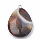 Dyed Natural Striped Agate/Banded Agate Pendants US-G-T099-14-2