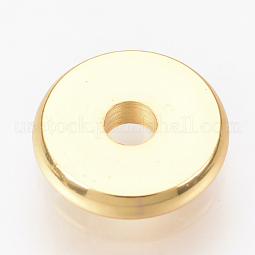 Brass Spacer Beads US-KK-Q738-8mm-04G