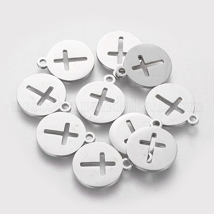 304 Stainless Steel Charms US-STAS-Q201-T066-1