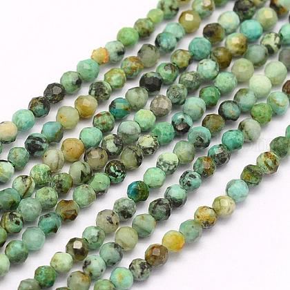 Natural African Turquoise(Jasper) Beads Strands US-G-F509-29-3mm-1