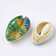 Printed Cowrie Shell Beads US-SHEL-S274-27-3