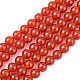 Natural Carnelian Beads Strands US-G-C076-8mm-2A-1