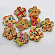 Painted 5-Petal Buttons with 2-Hole US-NNA0Z2U-1