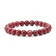 8.5mm Natural Crazy Agate Round Beads Stretch Bracelets US-BJEW-JB07143-3