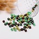 Choc-Mint Mix Pearlized Glass Pearl Beads US-HY-X006-8mm-04-3