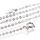 Brass Cable Chain Necklaces US-SW028-NF-2