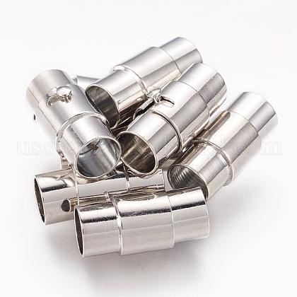 Brass Locking Tube Magnetic Clasps US-MC076-1