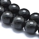 Natural Shungite Beads Strands US-G-M353-A04-6mm-3
