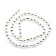 Electroplate Non-magnetic Synthetic Hematite Beads Strands US-G-L485-01E-S-3