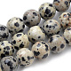 Natural Dalmatian Jasper Beads Strands US-G-S259-24-8mm-1