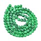 Baking Painted Glass Round Bead Strands US-DGLA-Q019-8mm-M-6