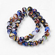 Handmade Millefiori Glass Beads Strands US-LK-F011-01-5