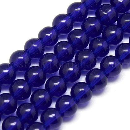 Glass Beads Strands US-GR4mm25Y-1
