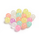 Luminous Acrylic Beads US-TACR-WH0002-16-1